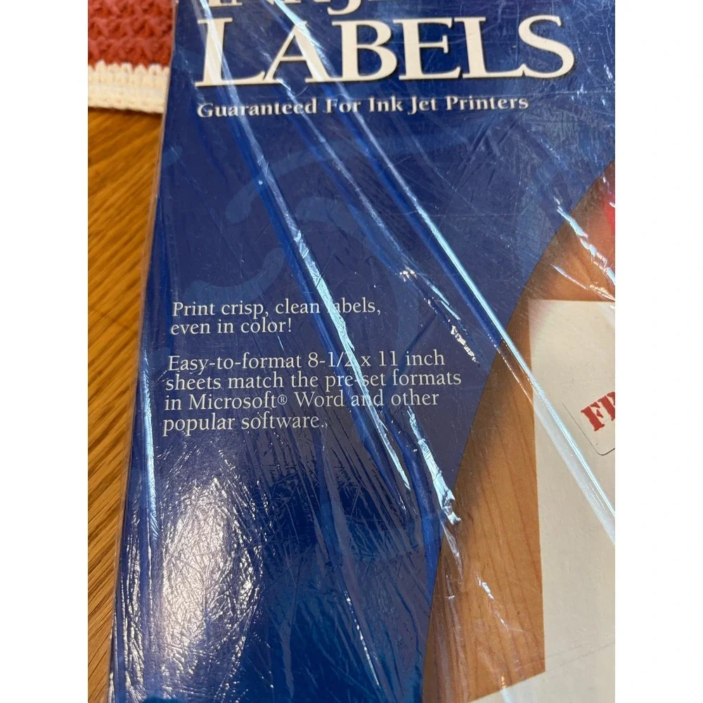 Z-International 31308 White Ink Jet Return Address Labels 1/2x1-3/4 5 Pk 4000ct
